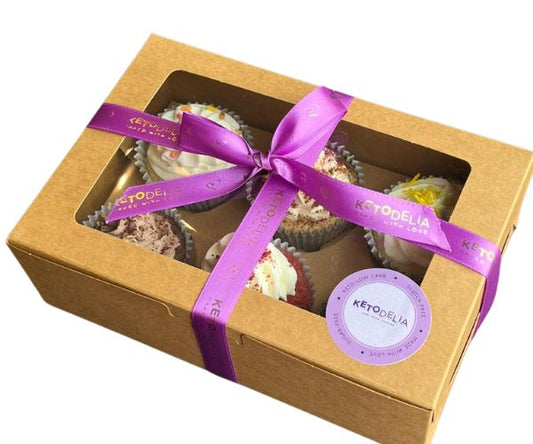 Assorted Keto Cupcakes Gift Box